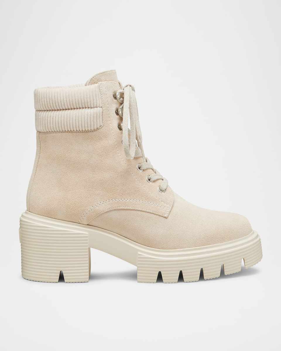 Soho Suede Lace-Up Booties